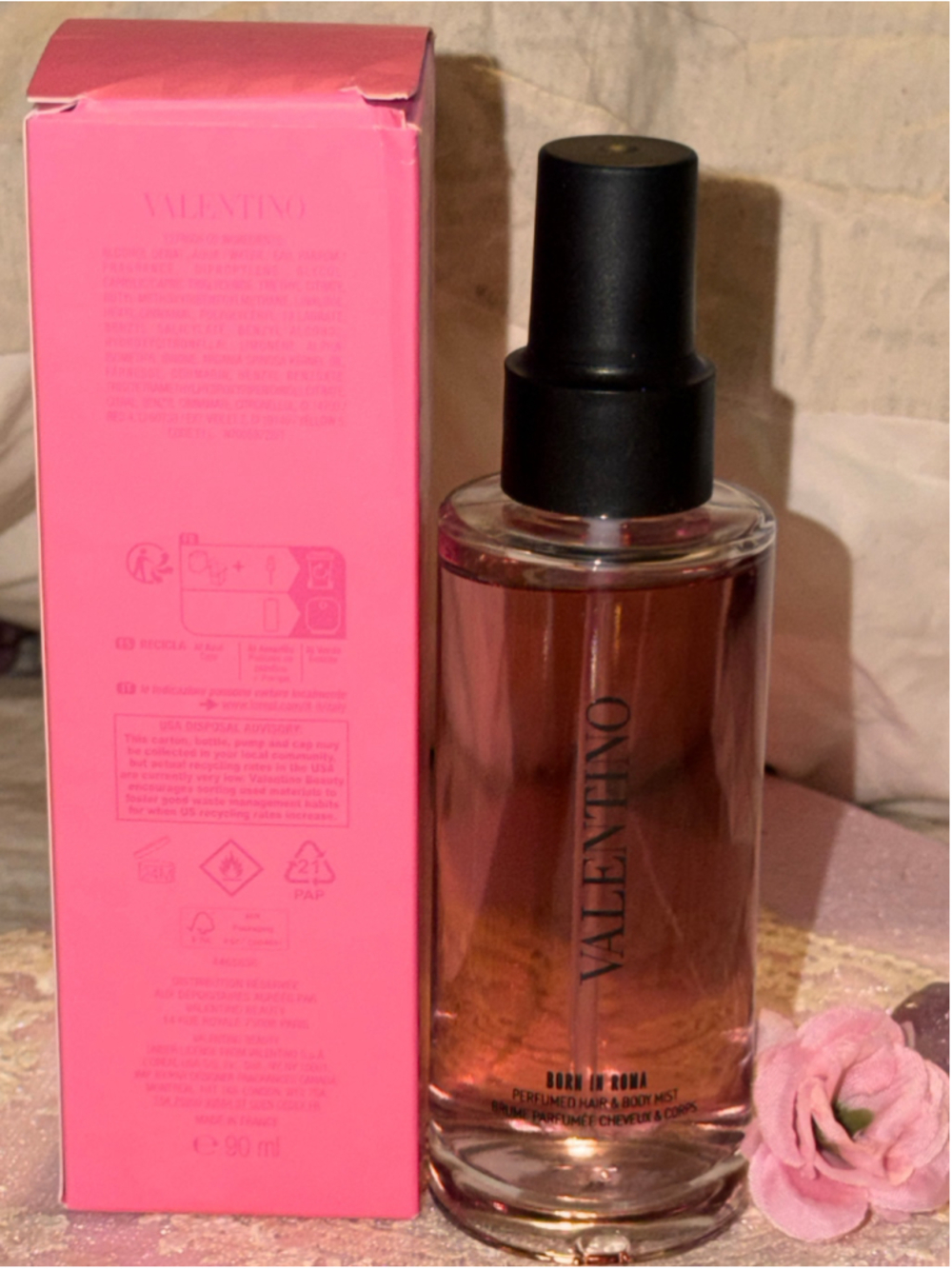 Women's Valentino Born In Roma Perfumed Hair & Body Mist 3 Oz. - Picture 3 of 5